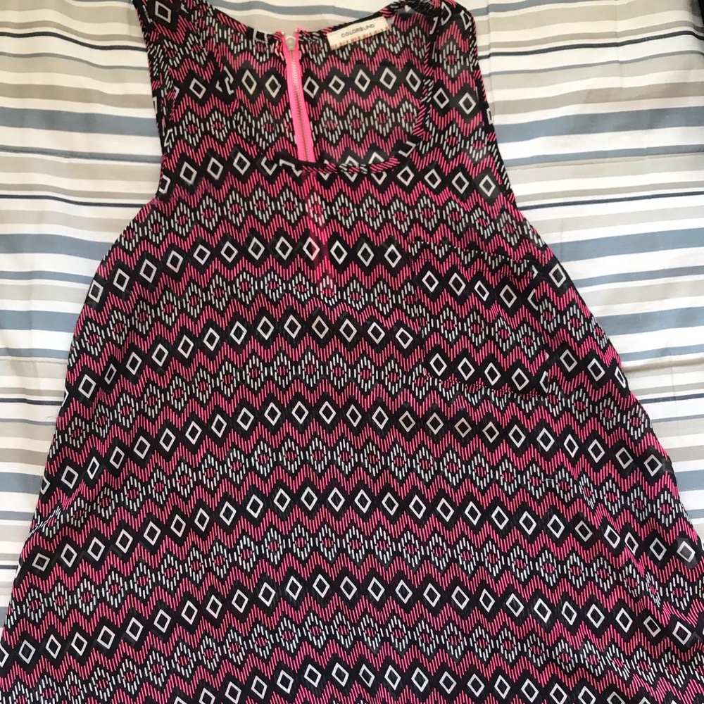 Flowy patterned tank top